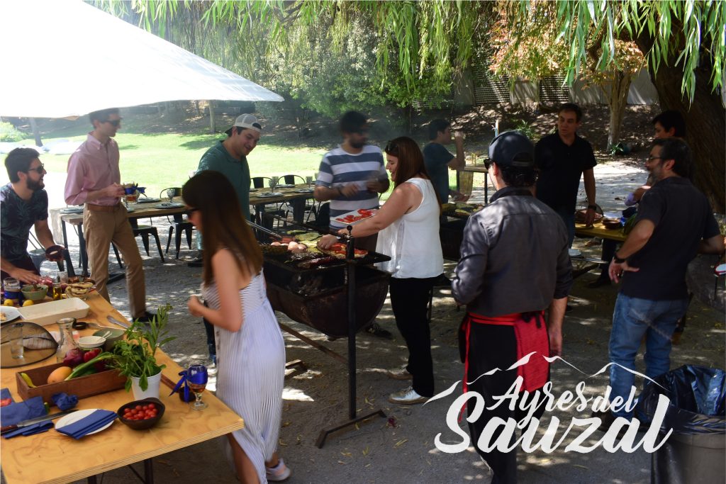 team building con parrilla